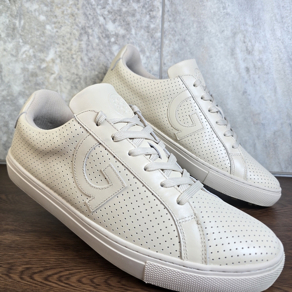 G/FORE Durf Perforated Leather Disruptor Men's Golf Shoes Size 11.5 Snow Tan